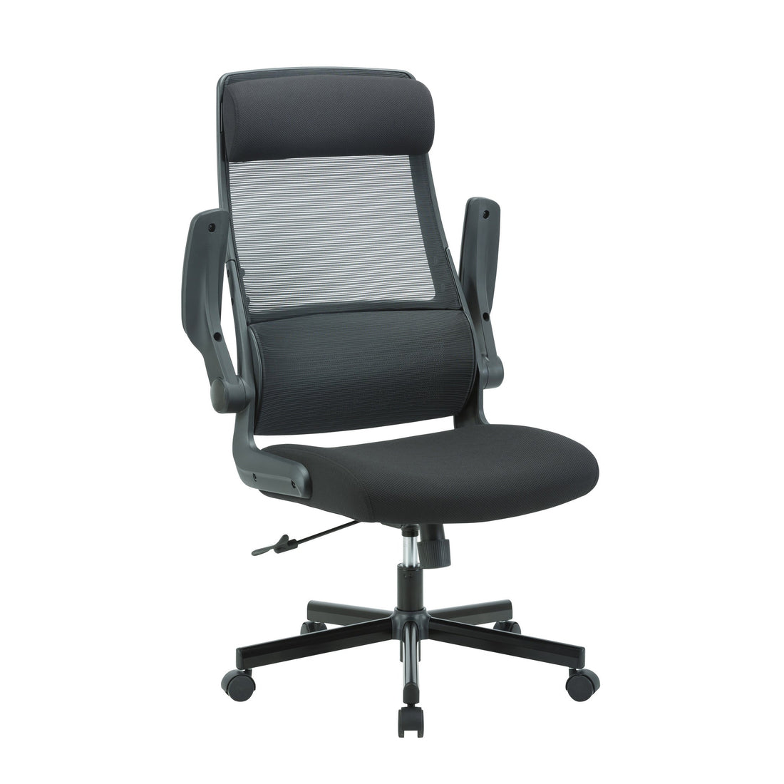 Ivy Mesh Ergonomic Office Chair - Black-0