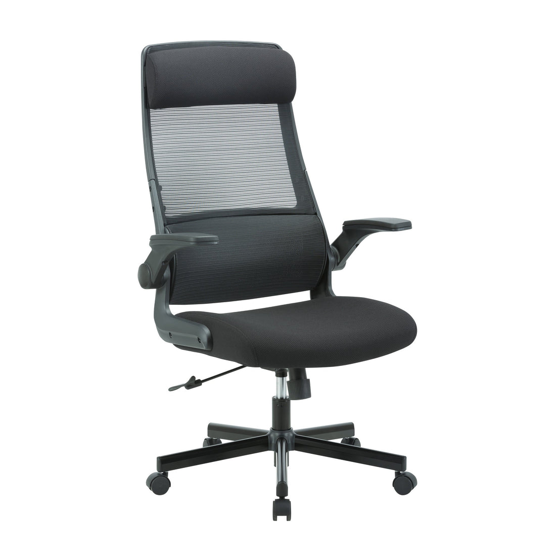 Ivy Mesh Ergonomic Office Chair - Black-0