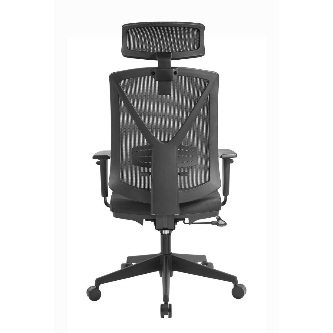 Alice Mesh Ergonomic Office Chair with Headrest - Black-0