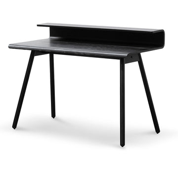 Riley Wooden Home Office Desk - Full Black-0