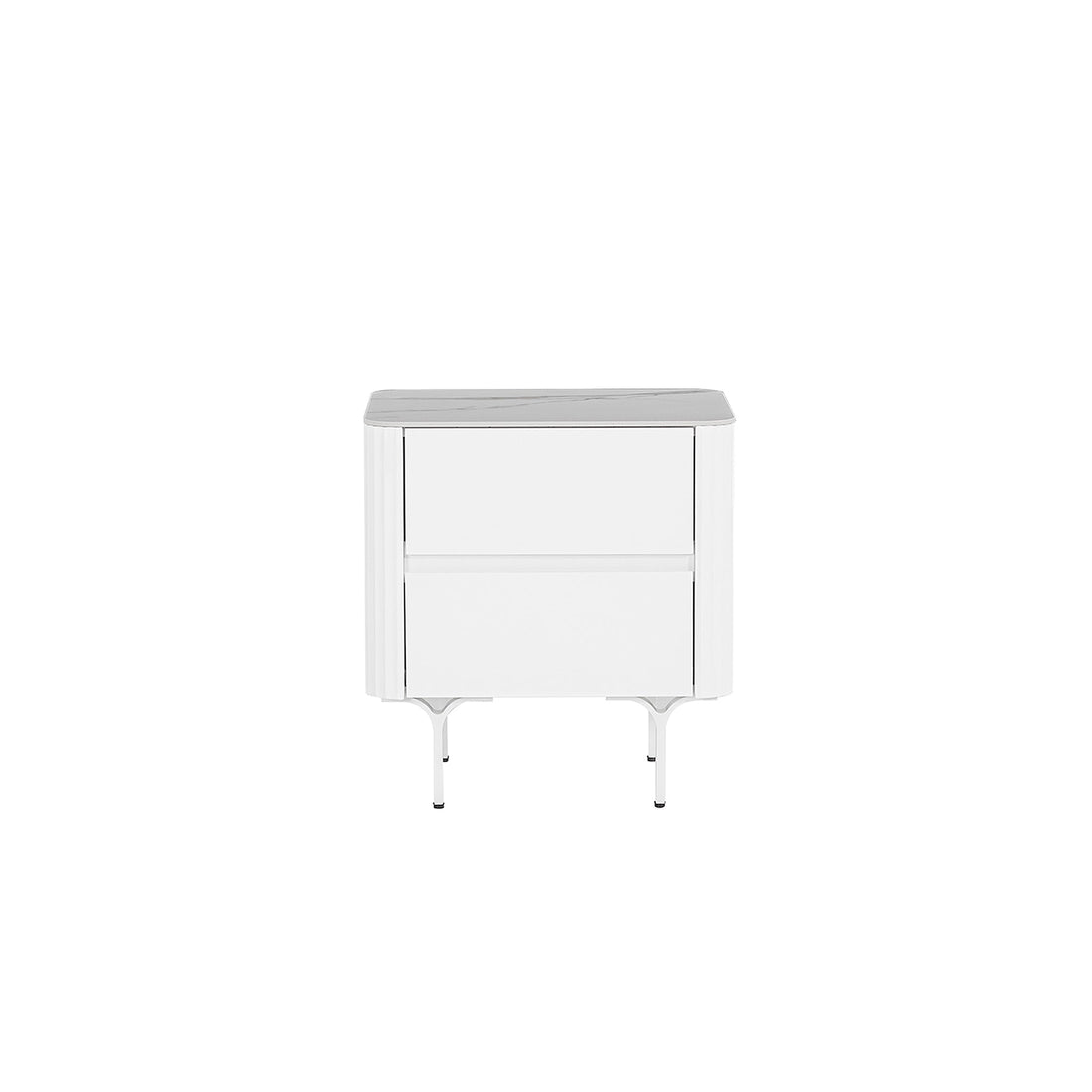 Patricia Bedside Table - White-0