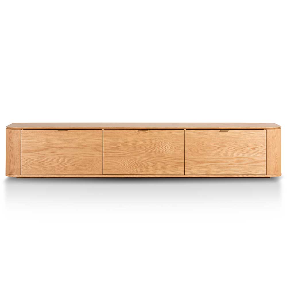 Grace 2.4 TV Entertainment Unit - Natural Oak-0