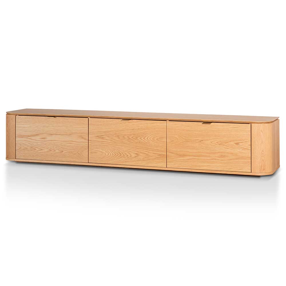 Grace 2.4 TV Entertainment Unit - Natural Oak-0