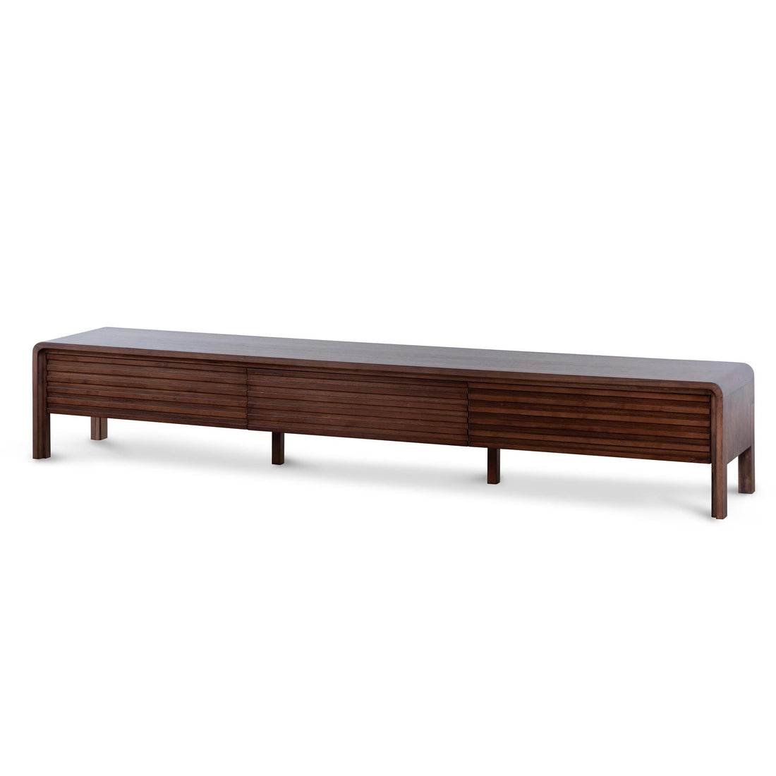 Sarah 2.2m TV Entertainment Unit - Walnut-0