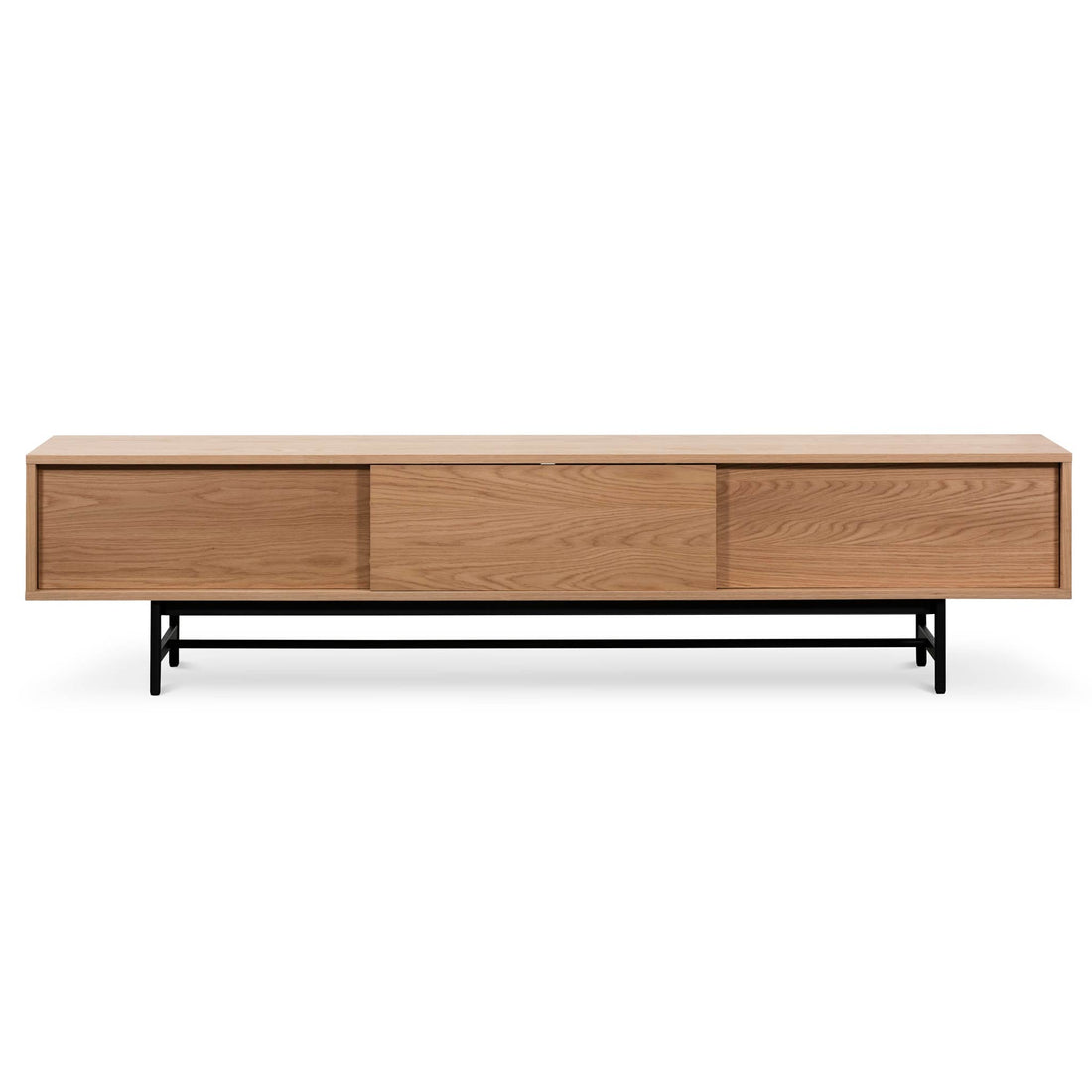 Oscar 2.1m Wooden aEntertainment TV Unit - Natural-0