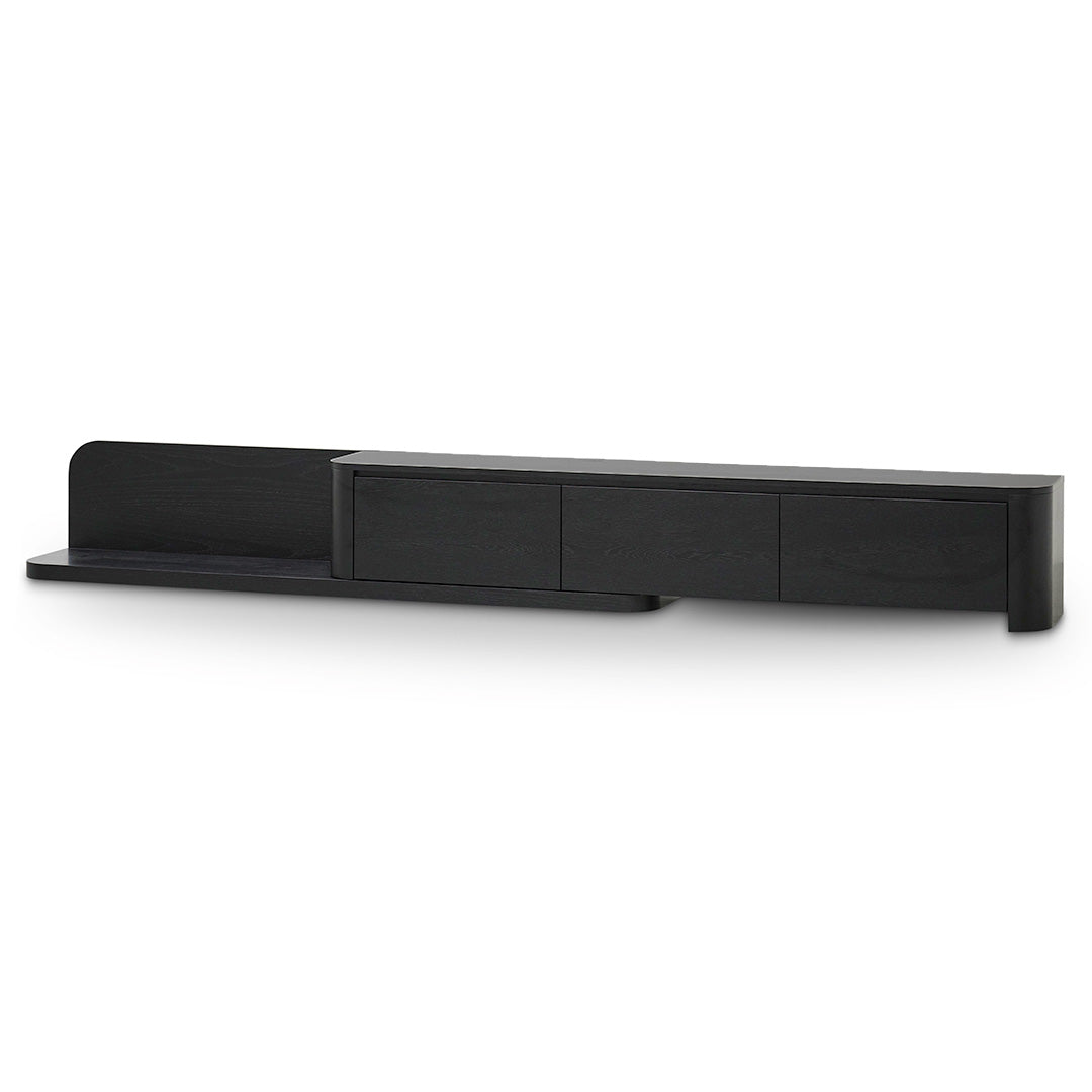 Ethan Expandable TV Entertainment Unit - Full Black Oak-0