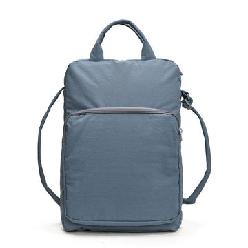 Blue Simple Laptop Bag, Handheld & Crossbody Dual-use