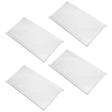 4-Pack Clear Floating Wall Mounted Shoe Display Shelves for Sneaker Storage and Shoe Organizer Rack