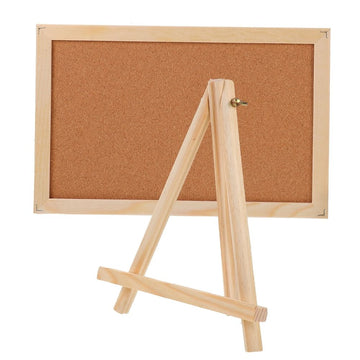 Framed Cork Message Board in Chocolate for Home Organization and Notes