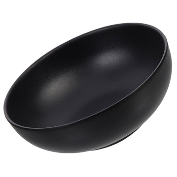 Round Bowl Black 1Set 4.52X4.52X1.57in