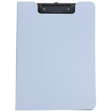 Office Hardboard Clipboard in Grey with Multi Use Paper Clips and Writing Surface