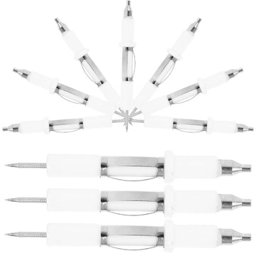 Universal Gas Stove Igniter Rods White Fecral Ceramic for Stove 10Pcs