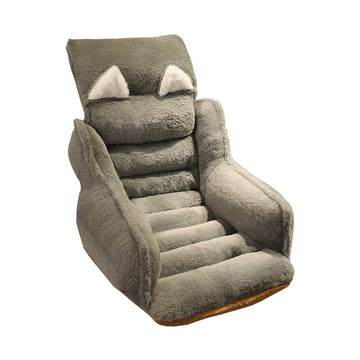 Office Chair Cushion Seat Cushion, Cute Chair Cushion, Plush Non-Slip Rocking Chair Pad with Back Support, for Dining Dorm Floor Car Office Patio