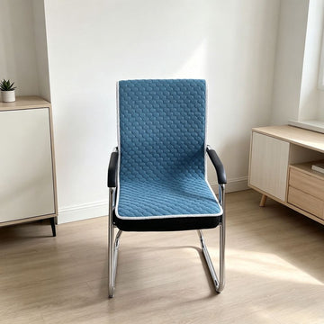 Desk Chair Cushion, Office Chair Pad with High Back Support, One-Piece Non Slip Chair Pads for Home/Dining Room/Kitchen