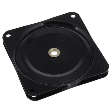 Black Swivel Base for Bar Stools with Half Bearing Design for Smooth Rotation - Furniture Hardware