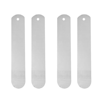 Aluminum Sock Display Holders White for Shaping and Organizing 4Pcs