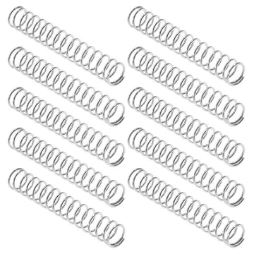 10 Pcs 304 Stainless Steel Mini Extension and Compression Springs, and Flexible for Multiple Industrial and Applications