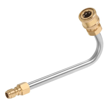 High Pressure Washer Rod Stainless Steel Golden 1Set Pressure Washer Accessory