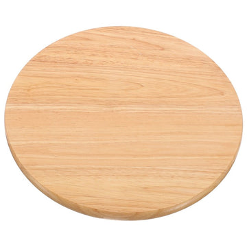 Wooden Round Stool Replacement Seat Light Brown Chair Seating Part with Easy Installation