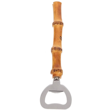 Compact Bamboo Handle Bottle Opener for Beer Wine and Household Can Use
