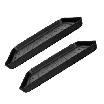 2-Pack Plastic Shoe Plates and Boot Trays, Large Capacity Flower Pot and Sundries Organizer Tray