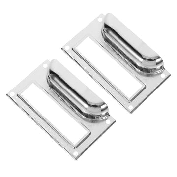 Silver Alloy Dresser Drawer Knobs for Home Use, Durable and Stylish 2Pcs
