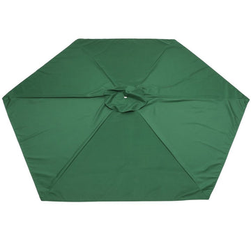 Sun-Resistant Rain-Proof Canopy for Outdoor Umbrellas in Green