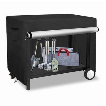Outdoor Prep Table Cover with Split Zipper, Waterproof Stainless Steel & Work for Patio