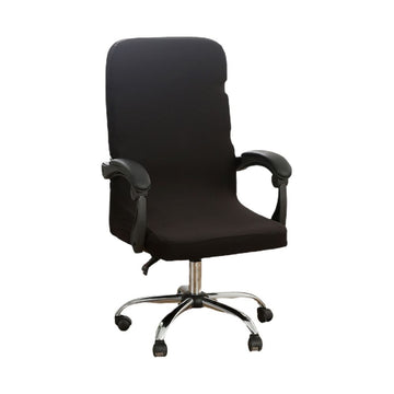 Office Chair Cover, Water Resistant Stretch Computer Office Chair Cover, with Durable Zipper, Washable Removable, for High Back Chair