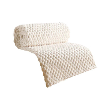 Blanket for Couch, Ultra Soft Cozy Blankets, 3D Jacquard Decorative, Soft and Warm, for Sofa Bedroom Living Room, All Seasons Suitable