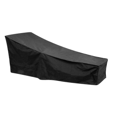 Patio Chaise Lounge Cover Waterproof 1 Pack, Lounge Chair Covers for Outdoor Pool Lounger and Patio Furniture, 82.7" x 30" x 31.5"/15.8" H, Black