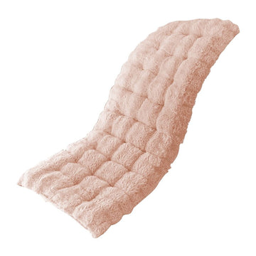 Patio Chaise Lounger Cushion, Plush Soft Comfortable Lounger Chair Cushion, Thicker Padded Chaise Cushion for Outdoor Indoor Home Office, 15.7'x39.4', Pink