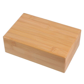 Yoga Equipment Wood Block for 1Pc 9.1x5.9x3in