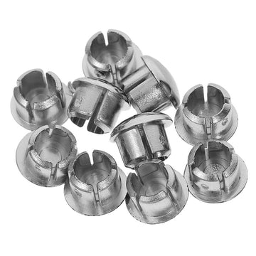 Plated ABS Hot & Faucet Handle Labels with Easy Installation for Bathroom and Kitchen