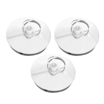 3-Piece Plated Kitchen Sink Drain with Rubber Seal and Stainless Steel Cover