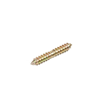 Dowel Screws Self Tapping Screws Woodworking Furniture Connector Double Ended Screw Hardware Gold 8*50mm