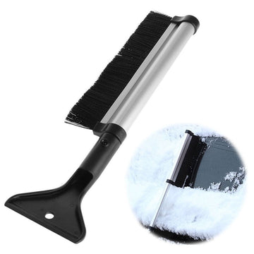 Snow Brush Retractable Aluminum Alloy Rod Snow Broom Ice Scraper Snow Remover for Car Windshield
