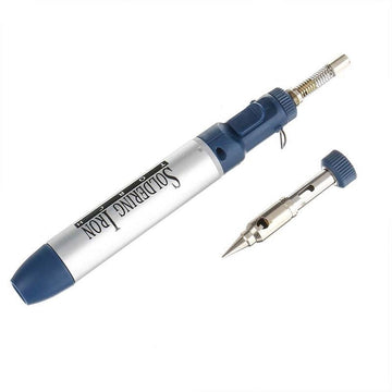 Metal Gas Soldering Iron Kit Welding Pen Burner Tool Cutting Metal Plate Professional Blue