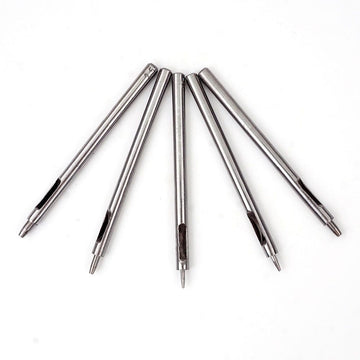 Leather Punch Tool Hollow Puncher Belt Hole DIY Craft Hand Tool Steel Alloy Size 0.5mm-10mm Silver