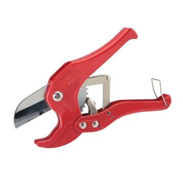 42mm Heavy Duty PVC Pipe Cutter with Rubber Handle Plumbing 4.0 Thick Manganese Steel Blade Red