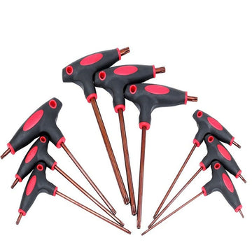 T-Handle Torx Screwdriver, Alloy Steel T15, Durable, Comfortable Grip Screwdriver