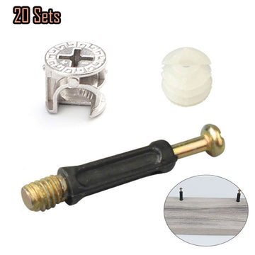 3 in 1 Eccentric Screw Furniture Connection for Cabinets Wardrobes Hardware Accessories