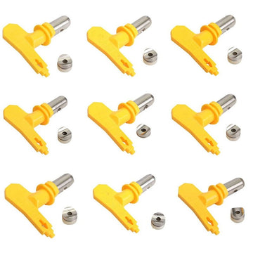 Tungsten Steel Airless Spray Tip Nozzle for Airless Paint Spray Guns Airless Sprayer Spraying Machine 16 Choice Yellow