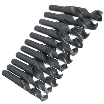 High Speed Steel Reduced Drill Bit with 1/2' Shank for Steel Wood Machining Ø 13.5mm Black