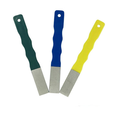 3Pcs Diamond Knife Sharpeners Set Sharpening Tool Grinding Polishing Coarse Grinding Medium grinding Fine Grinding Yellow Green Blue
