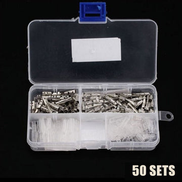 4mm Bullet Terminal Connector Male & Female Waterproof Jacket with Insulation Sheath 200 Count