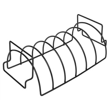 Non-Stick BBQ Rack Roasting Barbecue Tools Grilling Basket for Outdoor Picnic Home Kitchen Accessories Black