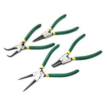 4Pcs 7 Inch Circlip Pliers Internal External Bent Nose Straight Tip Snap Ring