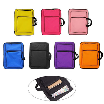 Portable Kids Artist Drawing Board Bag Waterproof Painting Carry Case Bag Students Gifts 8 Colors