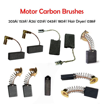 10pcs Motor Carbon Brushes Replacement for Electric Motors 7 Choice